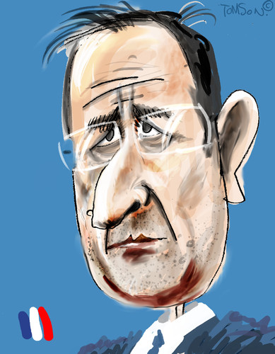 Cartoon: ... (medium) by to1mson tagged france,frankreich,hollande,president,prezydent,francja