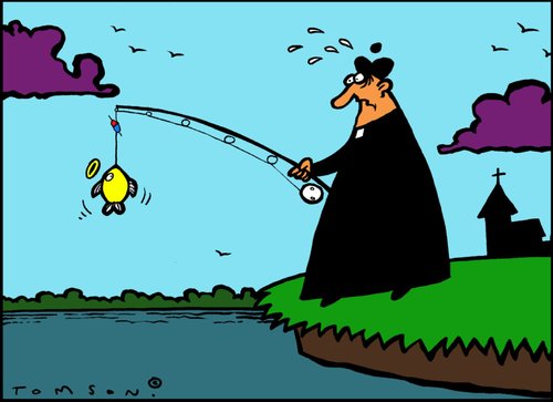 Cartoon: ... (medium) by to1mson tagged religion,priest,ksiadz