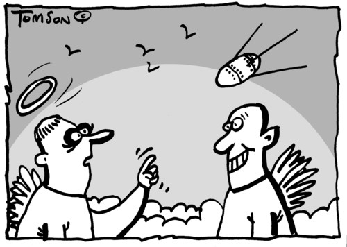 Cartoon: ... (medium) by to1mson tagged god,gott,bog,ludzie,people,menschen,himmel,niebo,sky