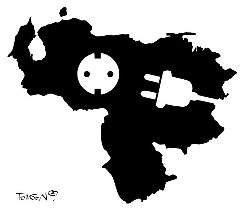 Cartoon: Energy saving (medium) by to1mson tagged venezuela,saving,energy,energie,energia,oszczedza