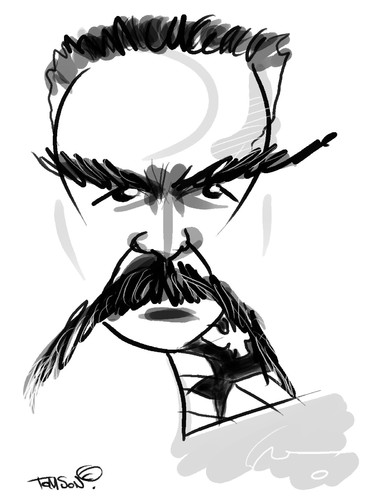 Cartoon: Jozef Pilsudski (medium) by to1mson tagged poland,polen,polska,pilsudski,jozef,politics,politycy