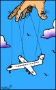 Cartoon: - (small) by to1mson tagged flugzeug,airplane,samolod,man,mensch,czlowiek
