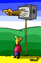 Cartoon: ... (small) by to1mson tagged medien,media,fernsehen,telewizja,tv