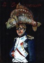 Cartoon: Emperor (small) by to1mson tagged napoleon,fish,ryba,hat,mütze,kapelusz,czapka
