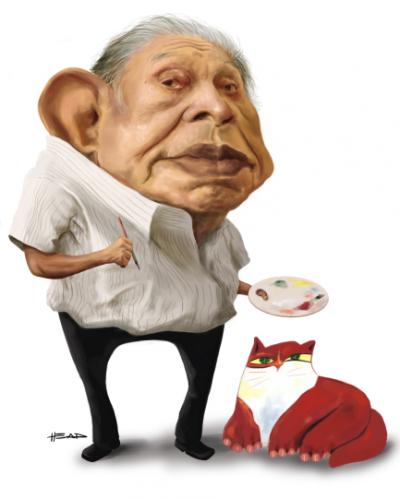 Cartoon: Aldemir Martins (medium) by manohead tagged caricatura,caricature,manohead
