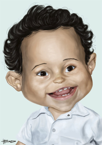 Cartoon: Bebe (medium) by manohead tagged manohead,caricatura,caricature