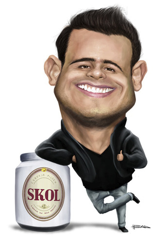 Cartoon: Caricatura Renan Rangel (medium) by manohead tagged manohead,caricatura,caricature