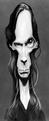 Cartoon: Iggy Pop (medium) by manohead tagged caricatura,caricature,manohead