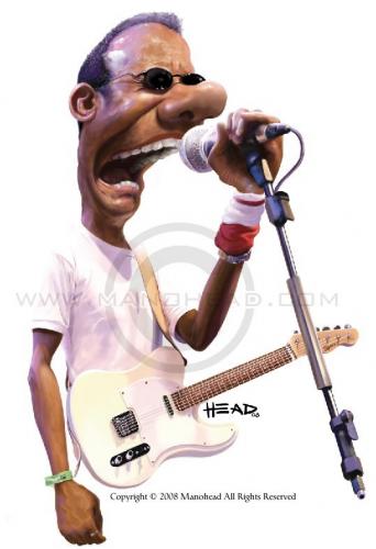 Cartoon: Jorge Benjor (medium) by manohead tagged caricatura,manohead