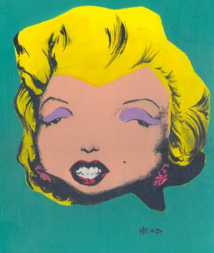 Cartoon: Marilyn Monroe Pop (medium) by manohead tagged caricatura,caricature,manohead