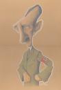 Cartoon: Adolf Hitler (small) by manohead tagged caricatura,caricature,manohead