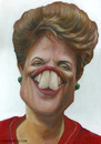Cartoon: Dilma Rousseff (small) by manohead tagged caricatura,manohead,dilma,rousseff