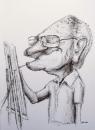 Cartoon: Godofredo Guedes (small) by manohead tagged caricatura,caricature,manohead