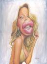 Cartoon: Karina Bacchi (small) by manohead tagged caricatura,caricature,manohead