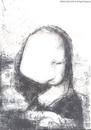 Cartoon: monalisa (small) by manohead tagged caricatura,caricature,manohead