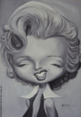 Cartoon: monroe oil (small) by manohead tagged caricatura,caricature,manohead