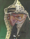 Cartoon: Yasser Arafat (small) by manohead tagged caricatura,caricature,manohead