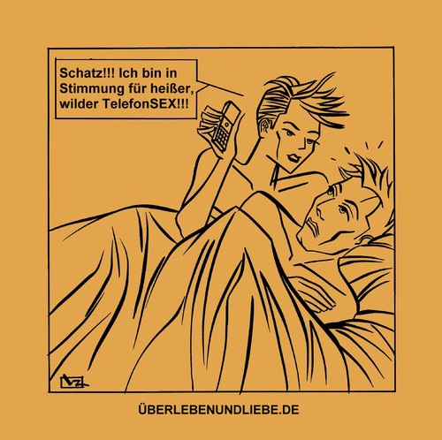 Cartoon: 089_ulul Heisser Telefon-Sex (medium) by Age Morris tagged überlebenundliebe,victorzilverberg,agemorris,cartoons,liebestoons,instimmung,heissertelefonsex,wildertelefonsex,bettgesprach,telefonieren,anrufen,geilefrau,telefonsex,geil,lustaufsex