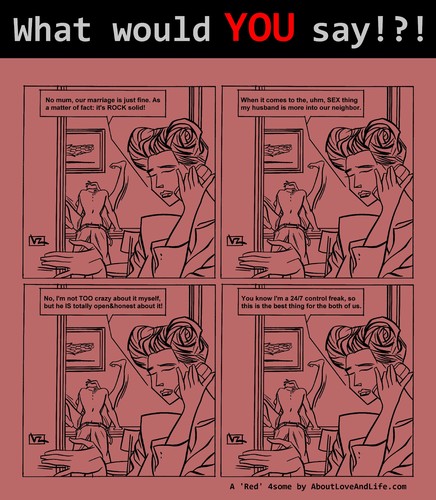 Cartoon: alal_What Would YOU Say!?! (medium) by Age Morris tagged agemorris,victorzilverberg,atomstyle,aboutloveandlife,3some,threesome