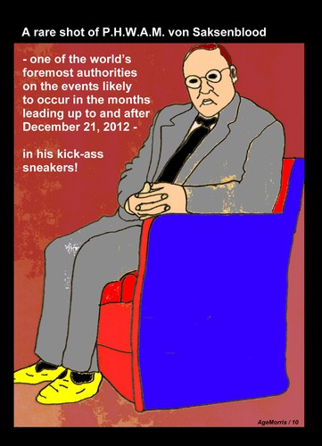 Cartoon: AM - Kick Ass Sneakers! (medium) by Age Morris tagged agemorris,kickass,sneakers,kickasssneakers
