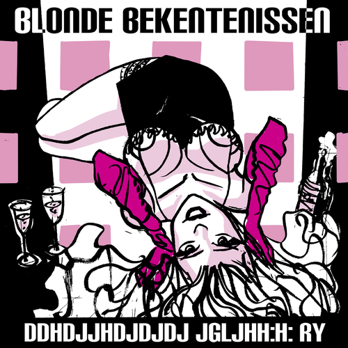 Cartoon: Blonde Bekentenissen - Cover 3 (medium) by Age Morris tagged blondebekentenissen,agemorris,victorzilverberg,atoomstijl,cartoonboek,cover,sexylady,hotbabe