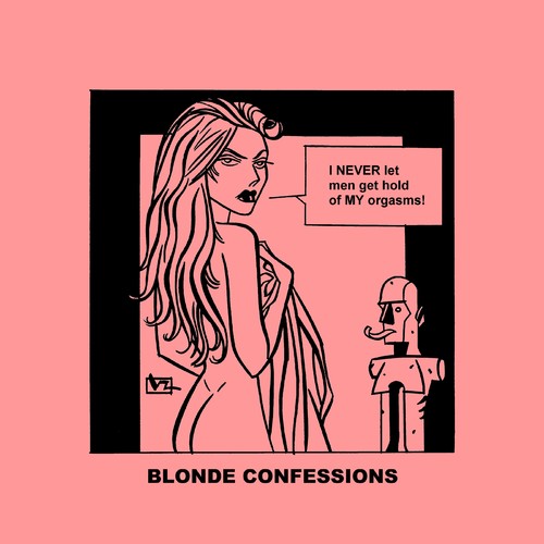 Cartoon: Blonde Confessions - Get HOLD of (medium) by Age Morris tagged control,men,never,orgasm,naked,sexy,hot,getholdof,tags,victorzilverberg,atomstyle,blondeconfessions,agemorris,aboutloveandlife,dumbblonde,hotbabe