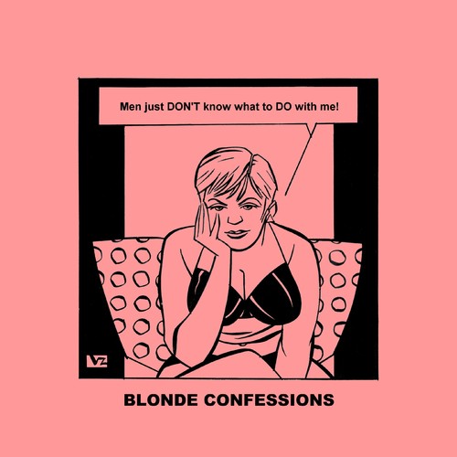 Cartoon: Blonde Confessions - Men! (medium) by Age Morris tagged victorzilverberg,atomstyle,blondeconfessions,tags,agemorris,aboutloveandlife,dumbblonde,hotbabe,hotgirl,boobs,boobies,men,lesbian,whattodo