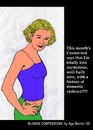 Cartoon: AM - Cosmopolitan Test II (small) by Age Morris tagged menandwomen,marsandvenus,agemorris,cosmotest,cosmopolitan,womensmagazinewisdom,glossy,mysterious,wellbuilt,men,domesticviolence,cosmogirl,blondegirl,blondeconfessions,dumbblonde,niceboobs,bigsmile,sexygirl