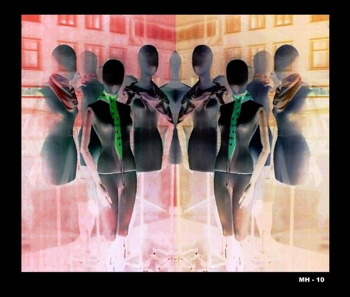 Cartoon: MH - Mannequins (medium) by MoArt Rotterdam tagged mannequins