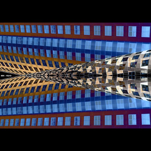 Cartoon: MH - Office Abstract VI (medium) by MoArt Rotterdam tagged rotterdam,architecture,architectuur,zakenleven,officelife,abstractkantoor,officeabstract,kantoor,office