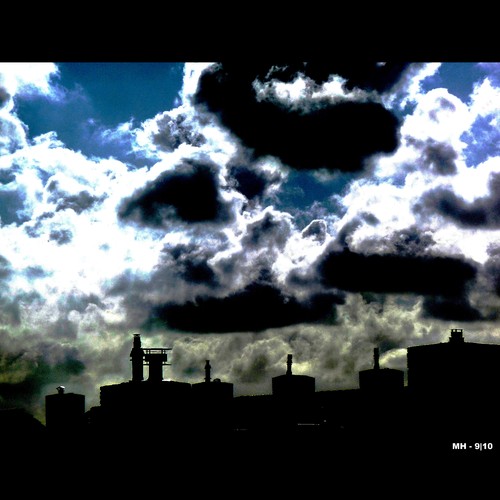 Cartoon: MH - The Dutch Clouds XX (medium) by MoArt Rotterdam tagged berkel,clouds,wolken,sky,lucht,dutchclouds,hollandsewolken,dreigend,threatening,dark,donker,rooftop,dak