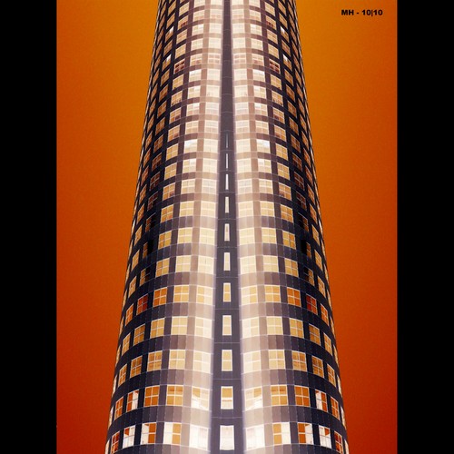 Cartoon: MH - The Infinite Building (medium) by MoArt Rotterdam tagged rotterdam,building,gebouw,infinite,oneindig,endless,zondereinde,flat,toren,tower,fotomix,photoblend,fantasy