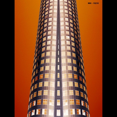 Cartoon: MH - The Infinite Building (medium) by MoArt Rotterdam tagged rotterdam,building,gebouw,infinite,oneindig,endless,zondereinde,flat,toren,tower,fotomix,photoblend,fantasy