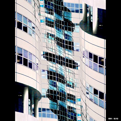 Cartoon: MH - Office Abstract II (medium) by MoArt Rotterdam tagged rotterdam,office,kantoor,building,gebouw,fotomix,photoblend,officeabstract,abstractgebouw