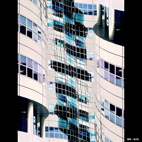 Cartoon: MH - Office Abstract II (medium) by MoArt Rotterdam tagged rotterdam,office,kantoor,building,gebouw,fotomix,photoblend,officeabstract,abstractgebouw