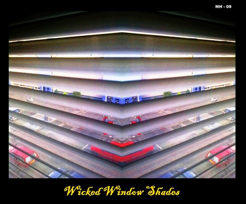 Cartoon: MH - Wicked Window Shades (medium) by MoArt Rotterdam tagged window,windowshades,wicked