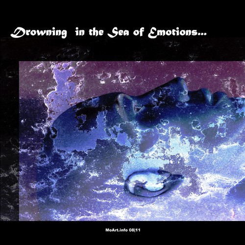 Cartoon: MoArt - Sea of Emotions (medium) by MoArt Rotterdam tagged rotterdam,moart,moartcards,sea,zee,emoties,emotions,seaofemotions,drowning,verdrinken