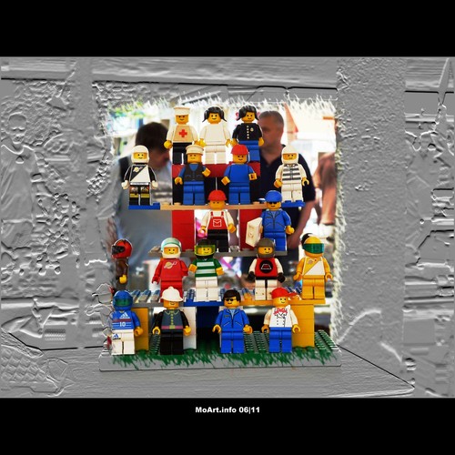 Cartoon: MoArt - The LEGO People (medium) by MoArt Rotterdam tagged rotterdam,moart,moartcards,lego,legomen,legowomen,legopeople,toys