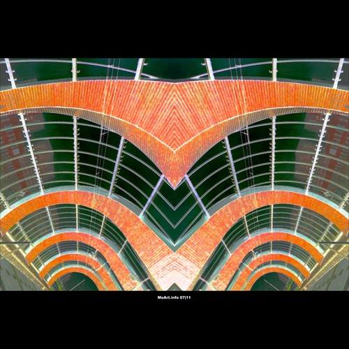 Cartoon: MoArt - The Station Anno 2222 (medium) by MoArt Rotterdam tagged rotterdam,moart,moartcards,station,trein,train,abstract,future,toekomst,travel,reizen