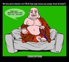 Cartoon: CouchYogi Madonna does it! (small) by MoArt Rotterdam tagged spiritualadvice gurutalk guru couchtalk couchyogi yoga madonna madonnadoesyoga madonnadoesit freshandfruity keepsmeyoung teengirls isittrue tripletrue sheislikeancient