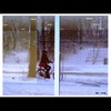 Cartoon: MH - It is Snowing! 5 (small) by MoArt Rotterdam tagged rotterdam,snow,sneeuw,road,weg,biker,fietser,reflection,weerspiegeling