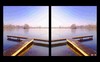 Cartoon: MH - Lakeside View (small) by MoArt Rotterdam tagged lake,lakeside,view,sun,wintertime