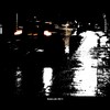 Cartoon: MoArt - Midnite Confrontation (small) by MoArt Rotterdam tagged rotterdam,moart,moartcards,traffic,midnight,midnite,verkeer,nacht,middernacht,tram,auto