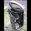 Cartoon: MoArt - The Vandal Diaries 2 (small) by MoArt Rotterdam tagged tags,rotterdam,moart,moartcards,vandal,vandalism,bin,prullenbak,vuurwerk,fireworks