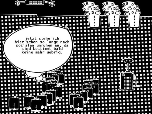 Cartoon: deutschland auch (medium) by bob schroeder tagged deutschland,sozial,unruhe,revolution