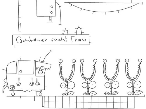 Cartoon: genbauer (medium) by bob schroeder tagged bauer,sucht,frau,genbauer