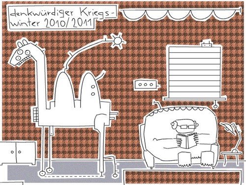 Cartoon: kriegswinter (medium) by bob schroeder tagged winter,krieg,kriegswinter