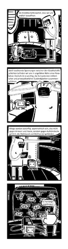 Cartoon: Ypidemi Bedrohung (medium) by bob schroeder tagged krieg,asymmetrische,kriegsführung,gesellschaft,waffe,bewaffnung,revolution,comic,ypidemi,bedrohung