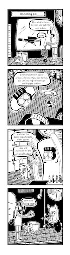 Cartoon: Ypidemi Demonstration (medium) by bob schroeder tagged elon,musk,flamethrower,boring,company,power,demonstration,comics,ypidemi