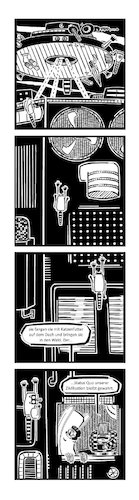 Cartoon: Ypidemi Exvasion (medium) by bob schroeder tagged artensterben,klimawandel,auszug,zivilisation,ypidemi,comic